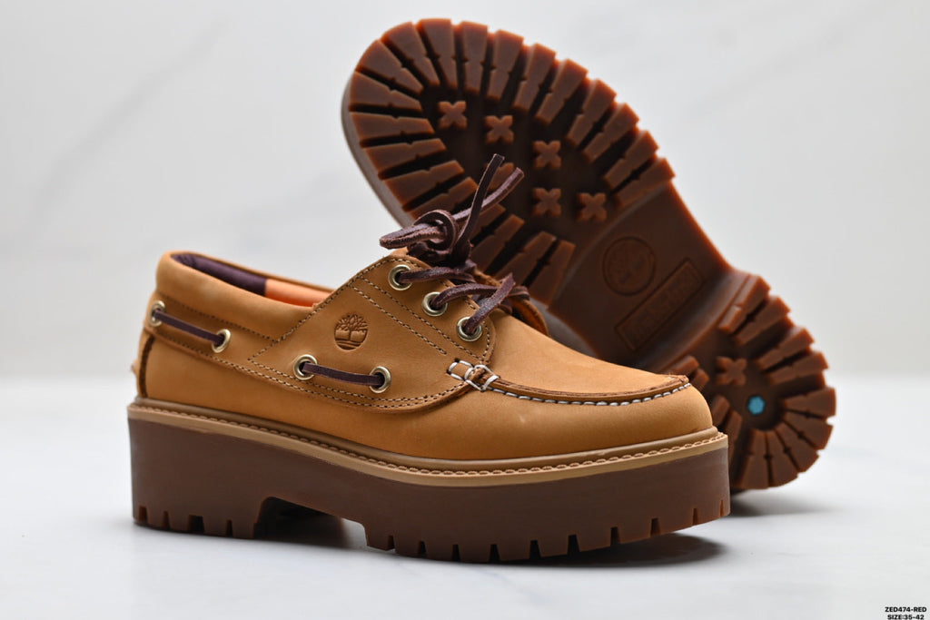 Timberland Wheat Women's Platform Boat Shoe