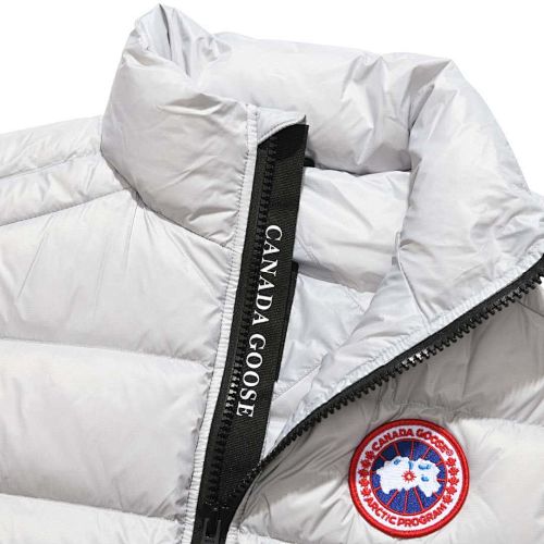Canada Goose White Quilted Puffer Vest
