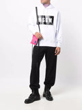 MSGM high-contrast logo hoodie
