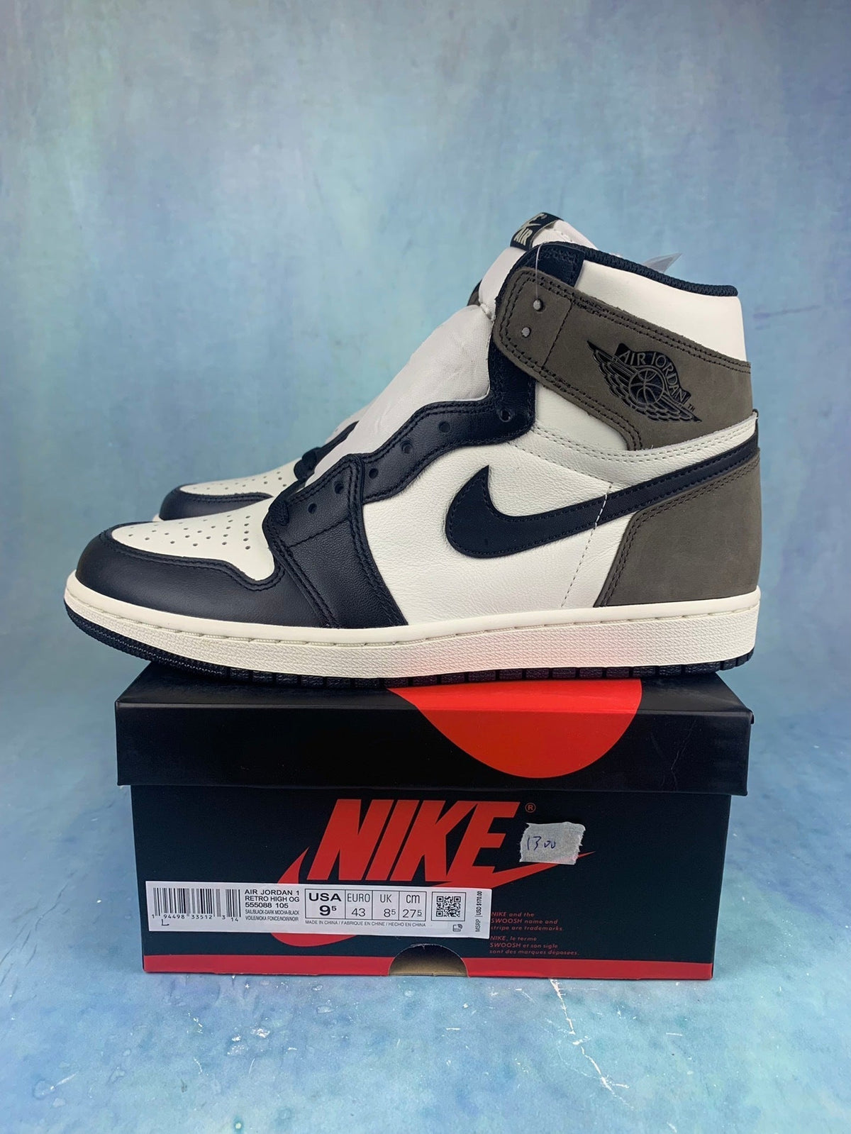 Air Jordan 1 High Dark Mocha 55588-105 Unisex Sneakers