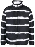 Moncler Sil striped puffer jacket