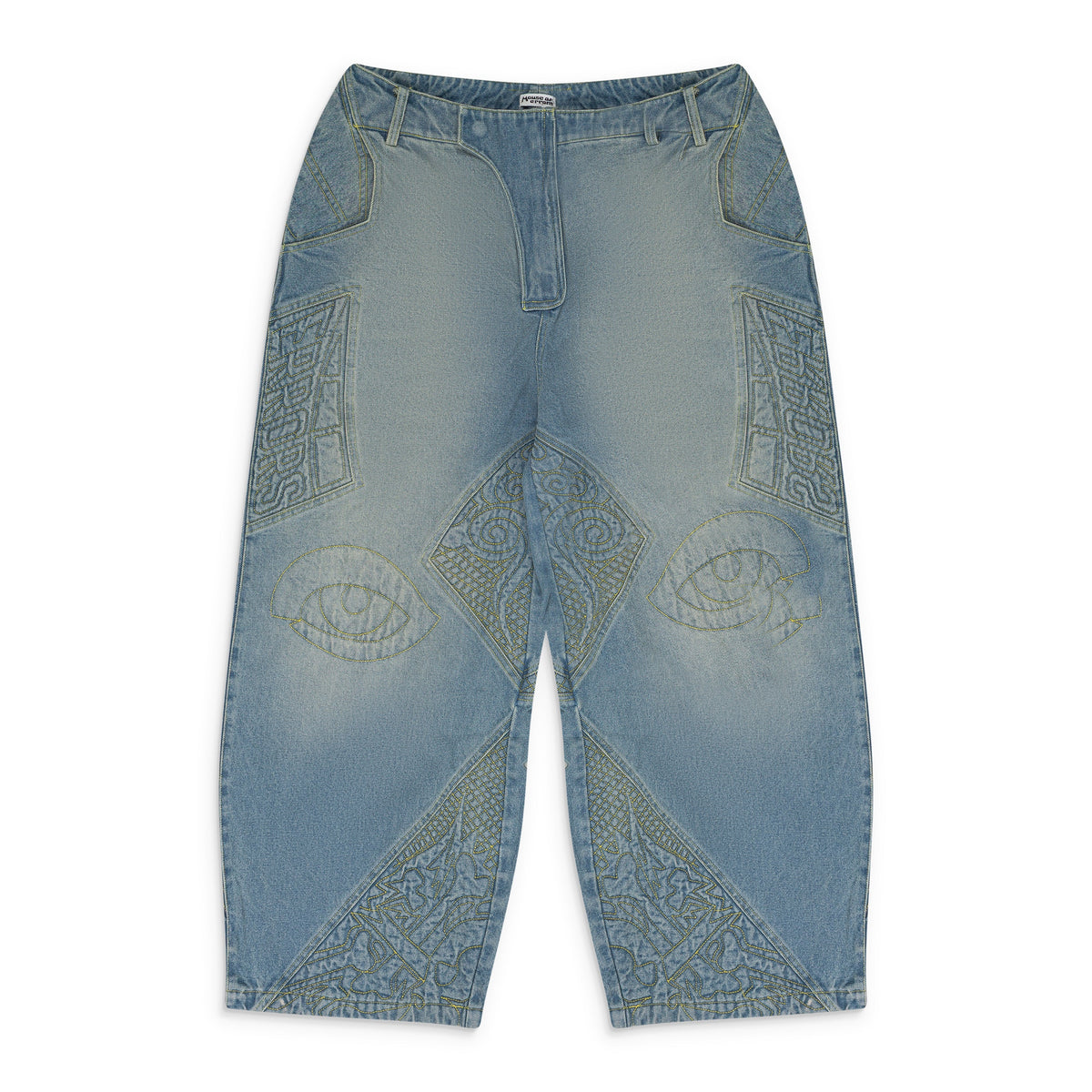 BLUE MOTO STRAIGHT-FIT JEANS