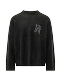 Represent logo-embroidered sweater