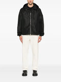 Givenchy windbreaker in polyfaille with givenchy stamp embroidery