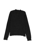 Uma Wang distressed-effect long-sleeve sweater