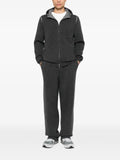 PANICALE zip-up drawstring hoodie