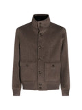 Montecore button-fastening cashmere jacket