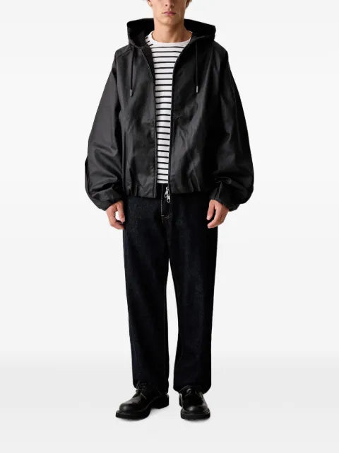Rains hooded raglan-sleeve jacket
