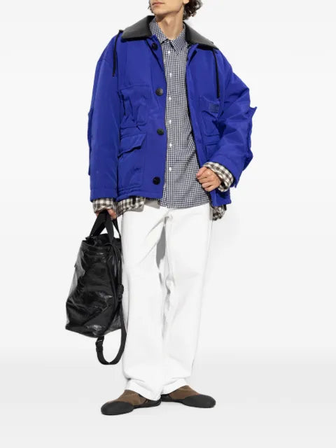 LOEWE logo-patch insulated jacket