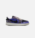 Air Jordan 1 Low OG "Regency Purple" Grade School Lifestyle Shoes – Regency Purple/Vapor Green/Black/Dark Raisin