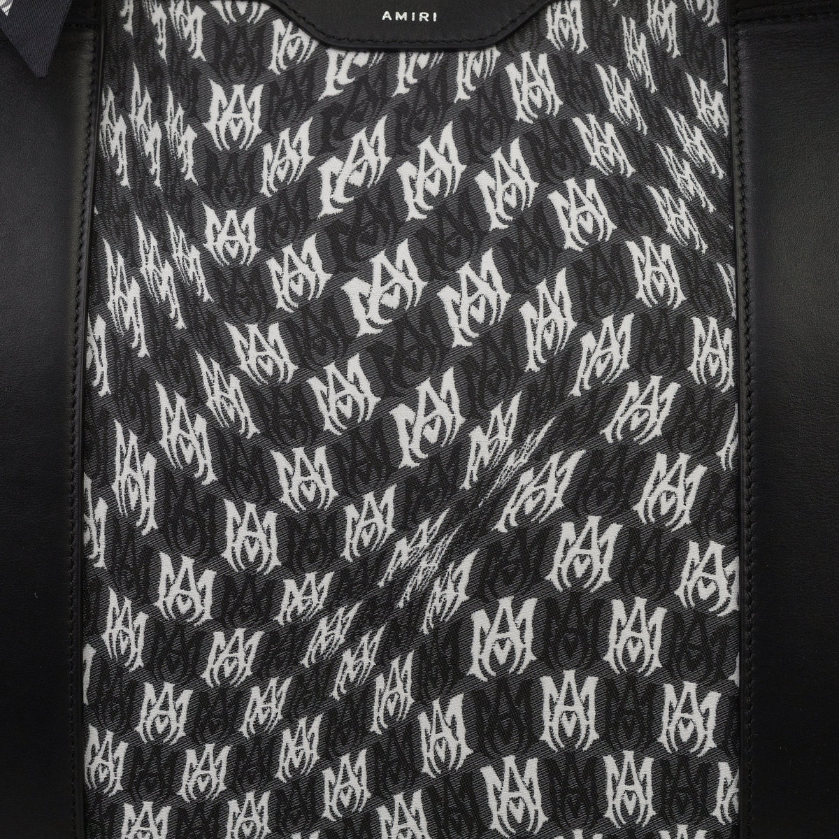 Black Wavy Houndstooth Weekender Bag