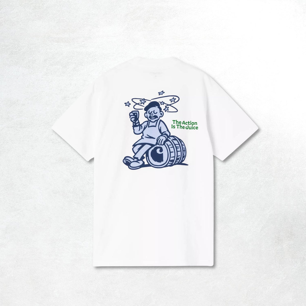 Carhartt WIP S/S Grape Picker T-Shirt: White
