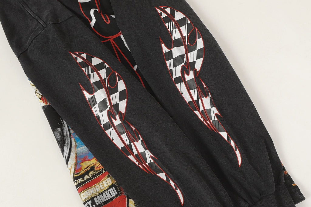 Godspeed Racing Skull Graphic Long-Sleeve T-Shirt
