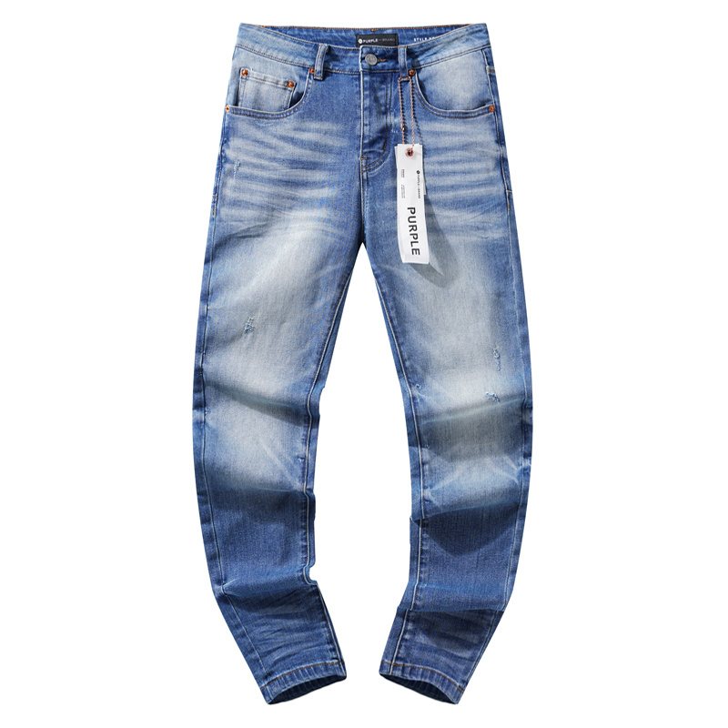 Purple Brand Blue Washed Denim Jeans