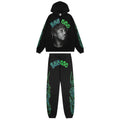 Sp5der Portrait Graphic Hoodie & Jogger Matching Set