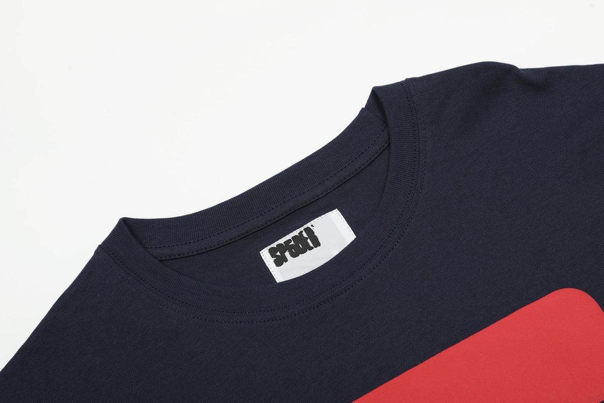 Sp5der Navy Number Graphic Short-Sleeve T-Shirt