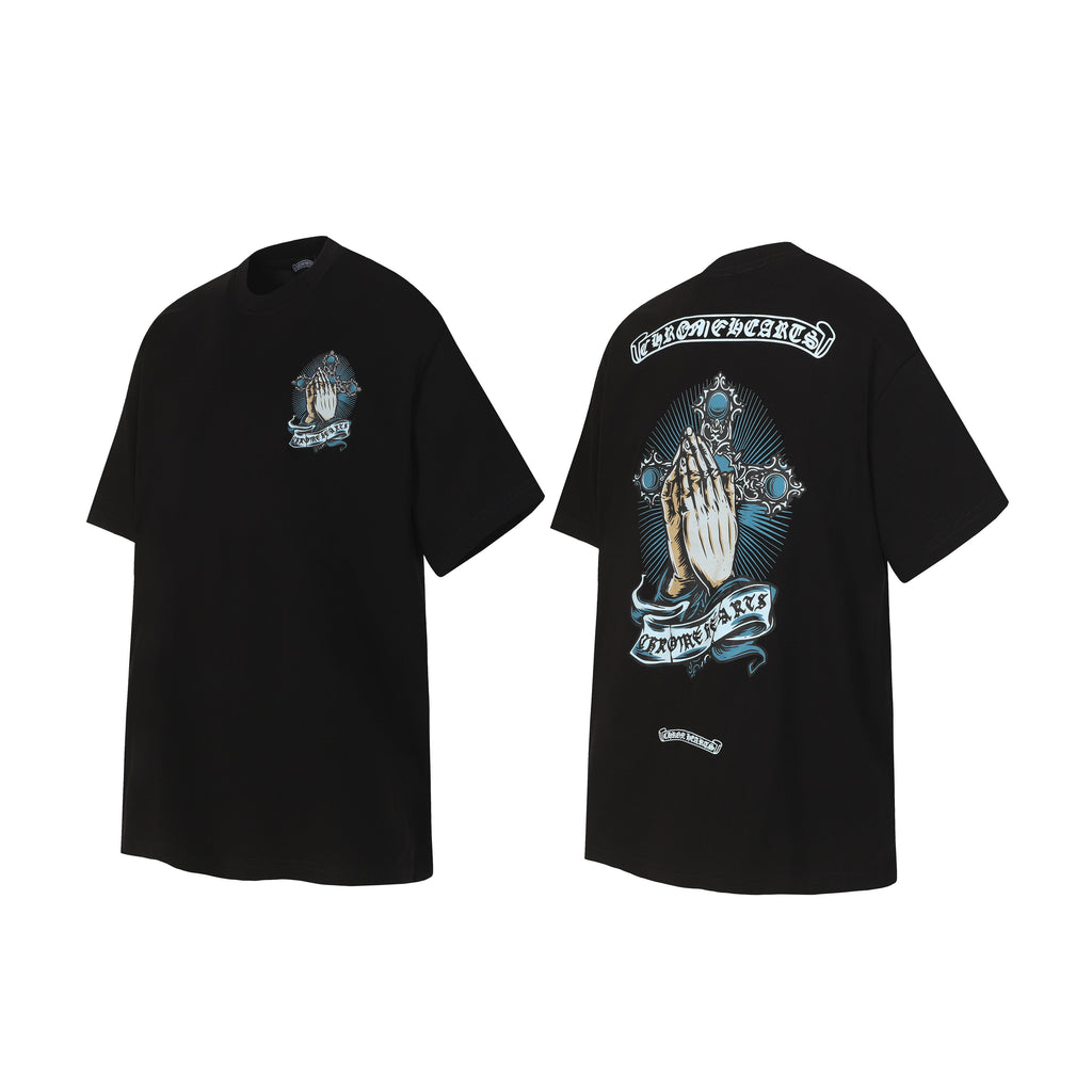 Chrome Hearts Praying Hands T-Shirt Black