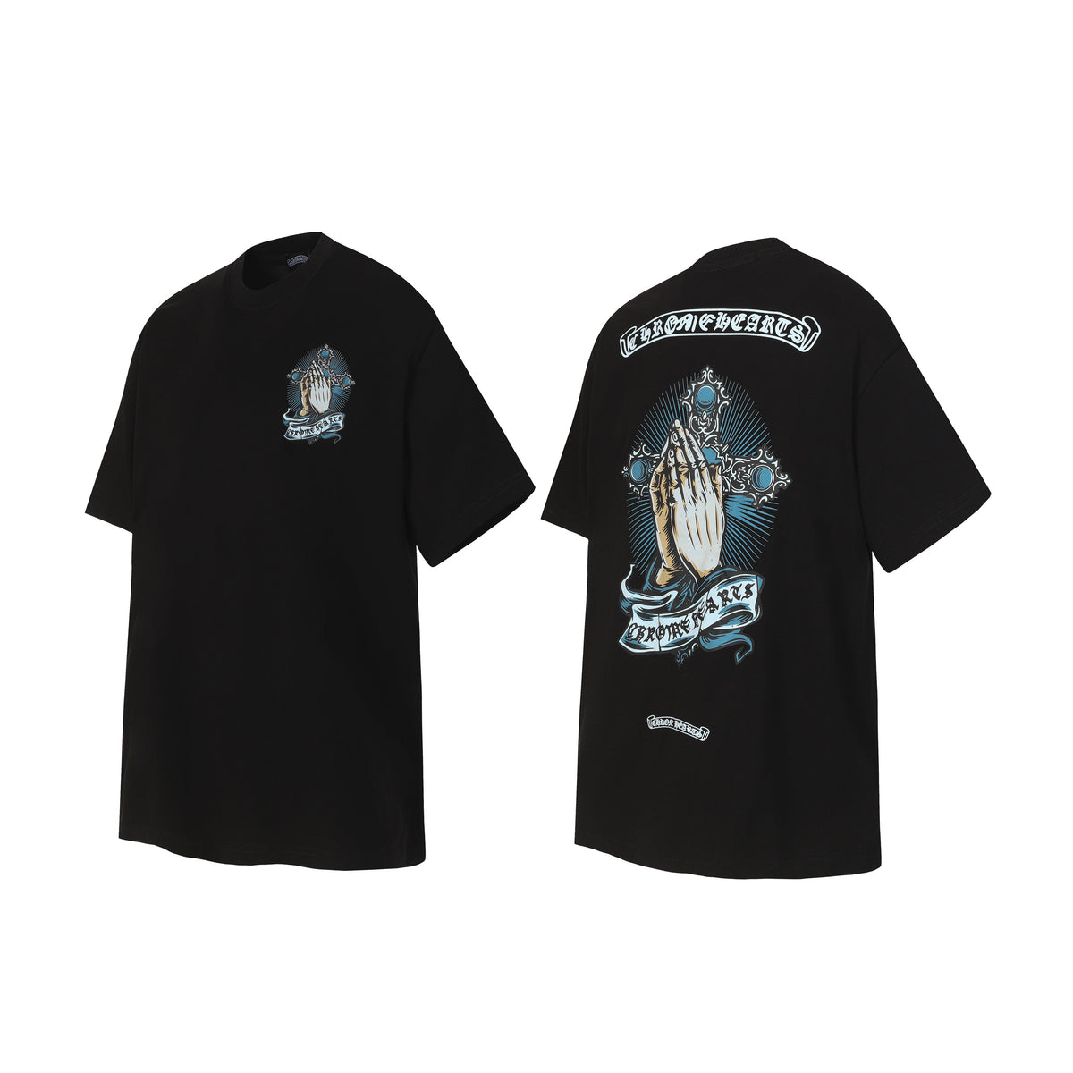 Chrome Hearts Praying Hands T-Shirt Black