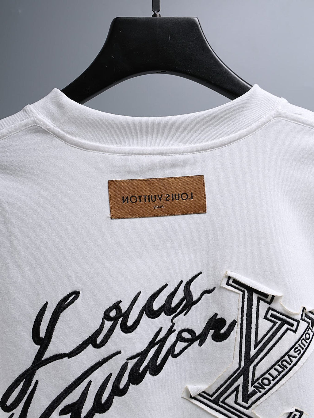 Louis Vuitton*LV Clover Patch Back Graphic T-Shirt