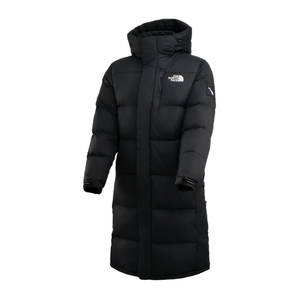 The North Face Color Block Long Down Coat | Black | Women's Winter Coat