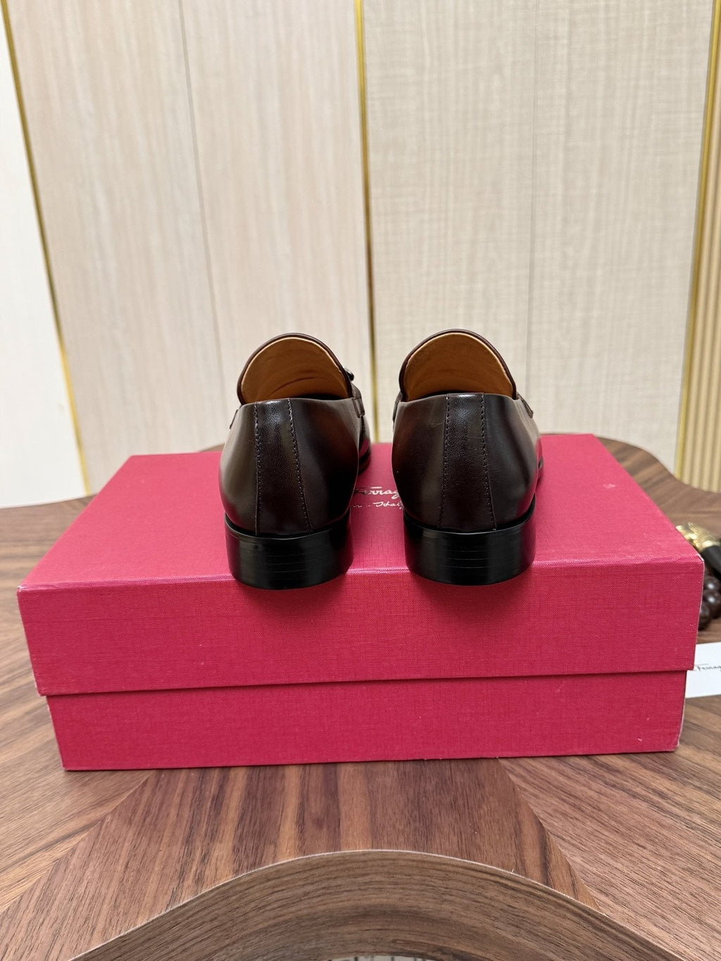 Salvatore Ferragamo Men's Brown Bit Loafers