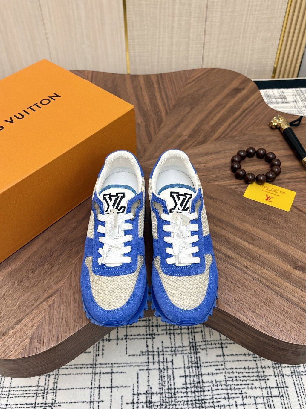 Louis Vuitton Color-Block Low-Top Sneakers