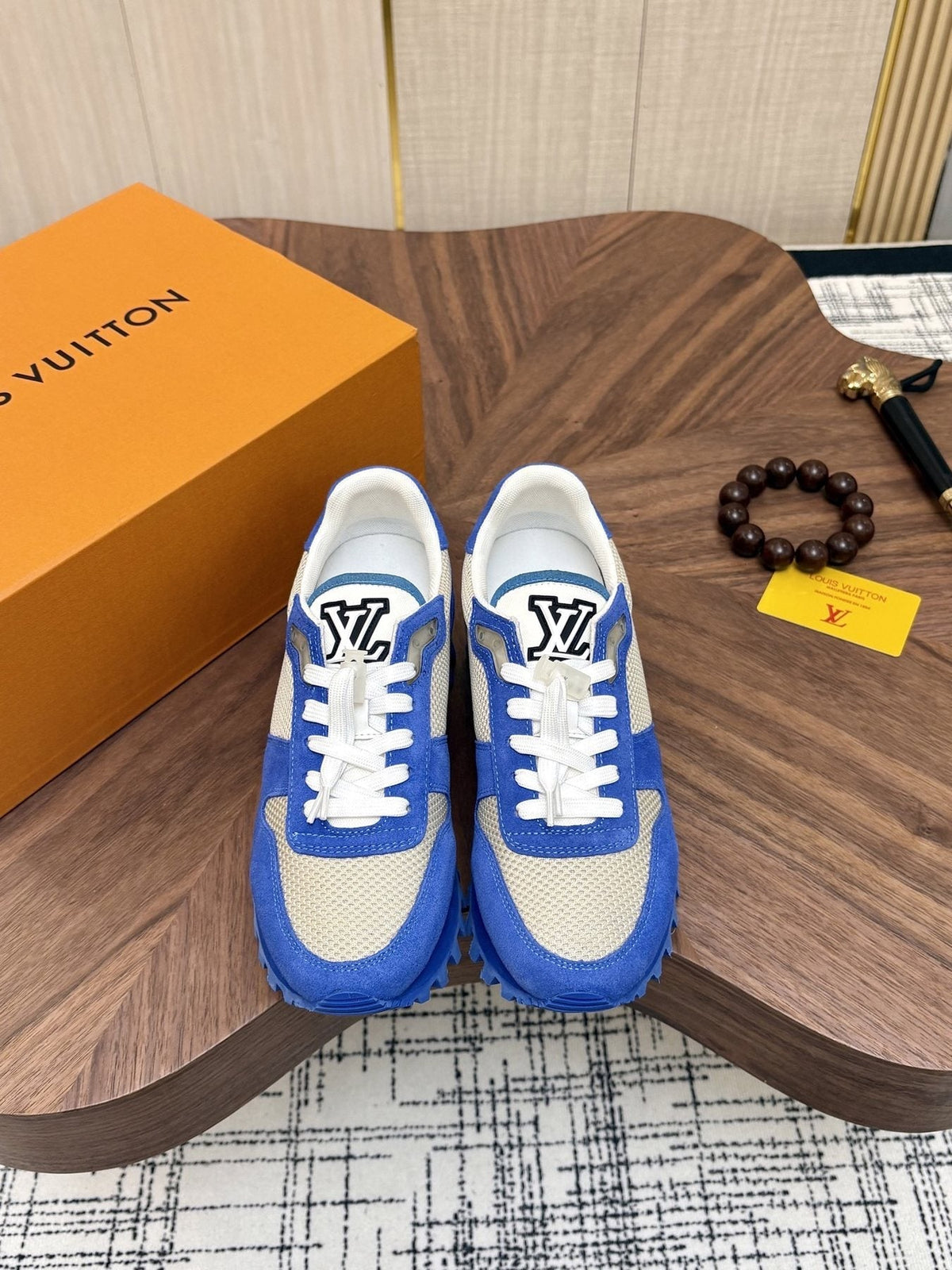 Louis Vuitton Color-Block Low-Top Sneakers