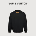 Louis Vuitton LV 25FW Cuff 1878 Crewneck Sweatshirt - Black