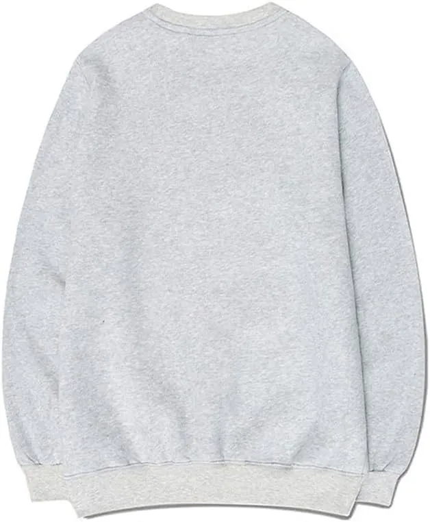 CORIRESHA Unisex Cute Cat Box Crew Neck Long Sleeve Soft Cotton Sweatshirt