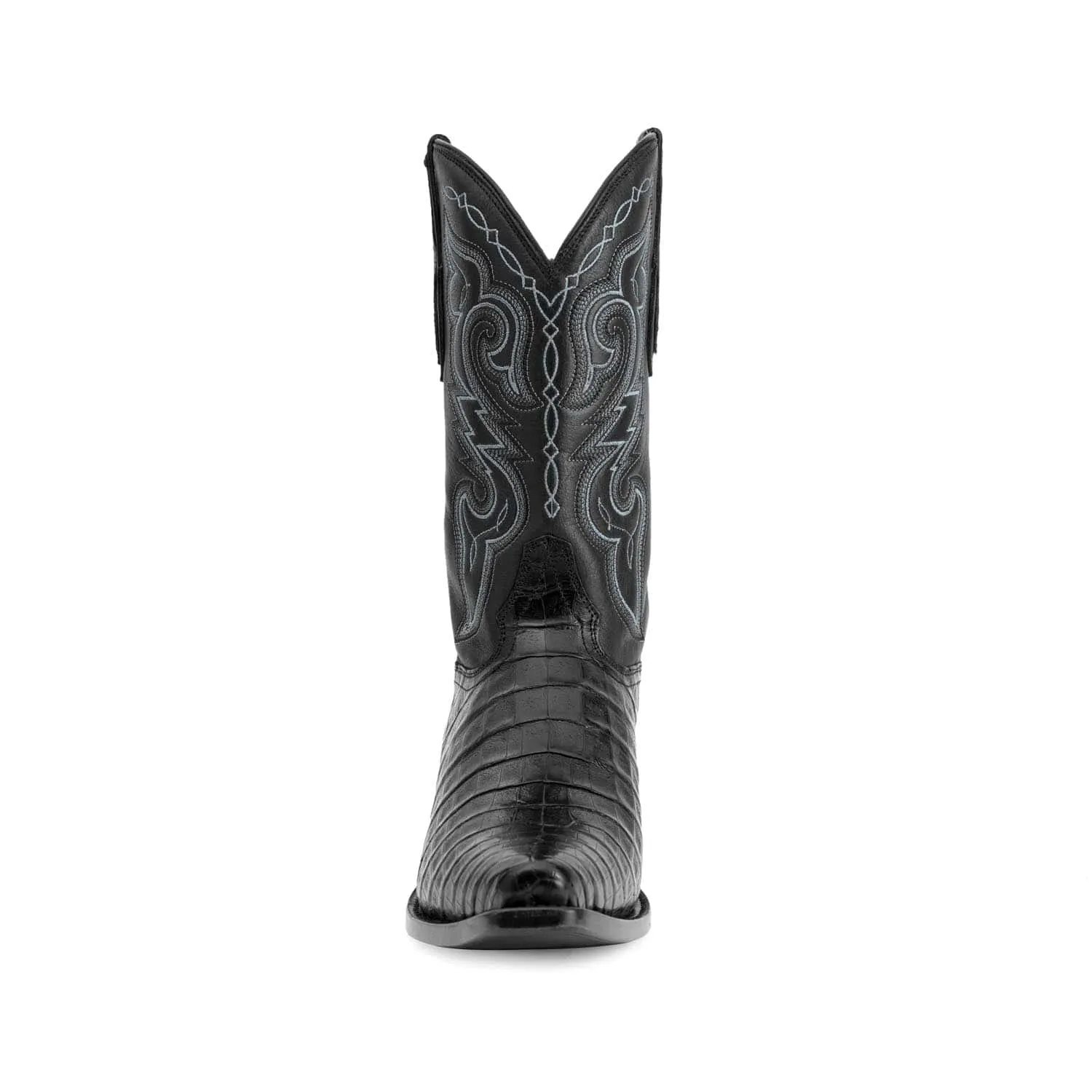 Rujo Boots Men's The Kirby Midnight Caiman Belly Boots